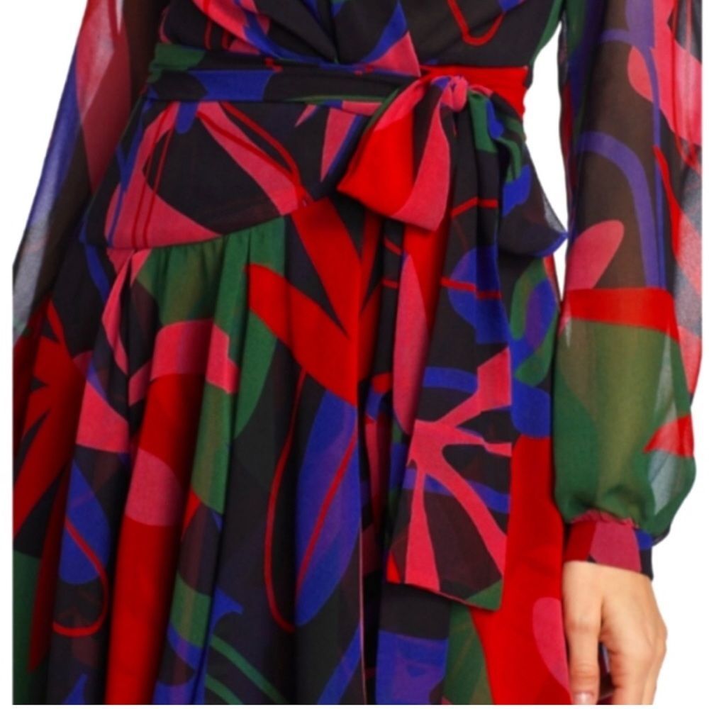 PatBO Rio High Low Wrap Maxi Dress Size 2 - Picture 4 of 7